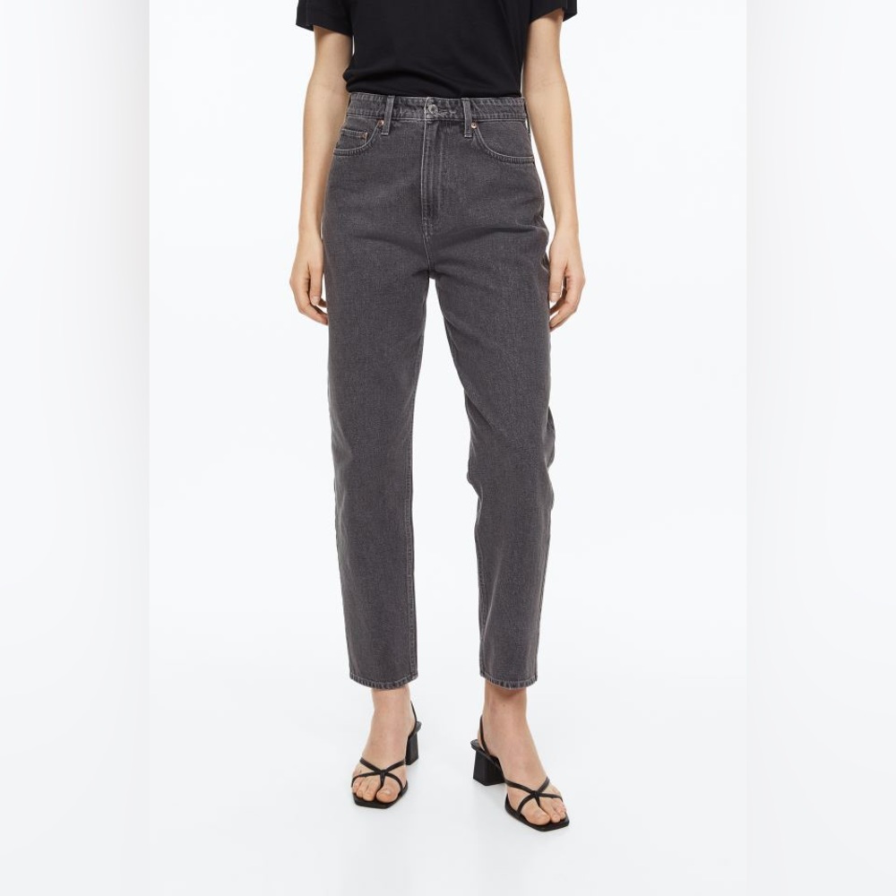 Black wash mom Jeans